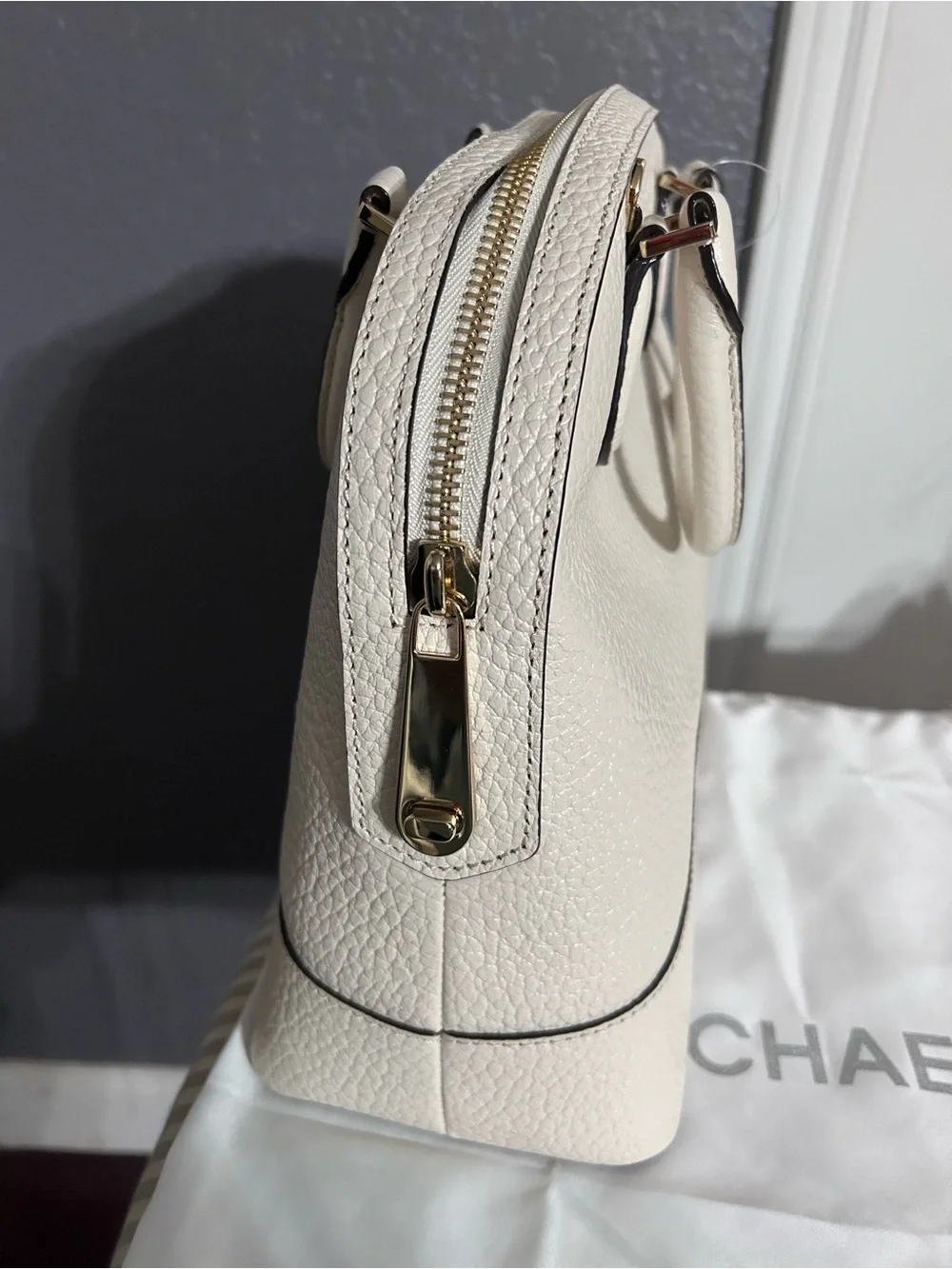 Michael Kors pebbled leather